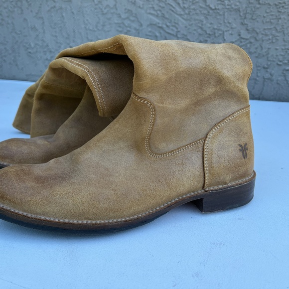 FRYE AND CO. Over the Knee Tan Leather Boots - Picture 2 of 16